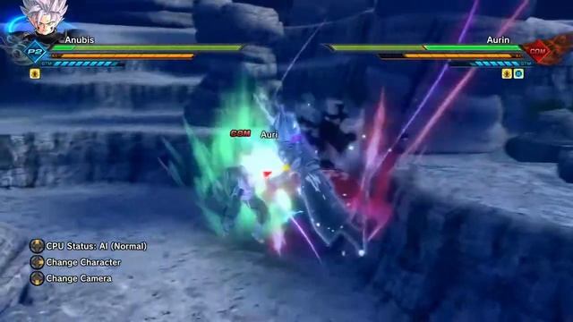 Xenoverse 2 Legendary Aurin VS  EVil Mystic Anubis CAC Fight