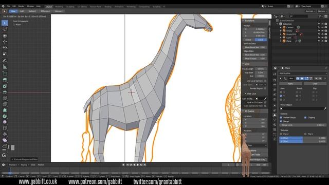 Low Poly Animals ｜ Blender 2.8 ｜ Basic Tutorial  2