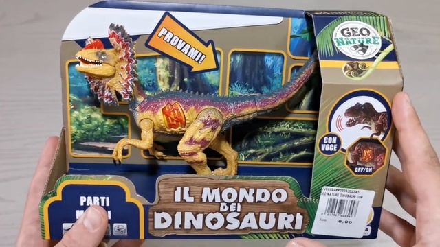 DILOPHOSAURUS GEO NATURE IL MONDO DEI DINOSAURI NOVITÀ! [Toys Unboxing] Giocattoli per bambini 🦖