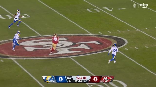 Purdy's 33-yard connection with Kittle gets 49ers into Rams territory quickly