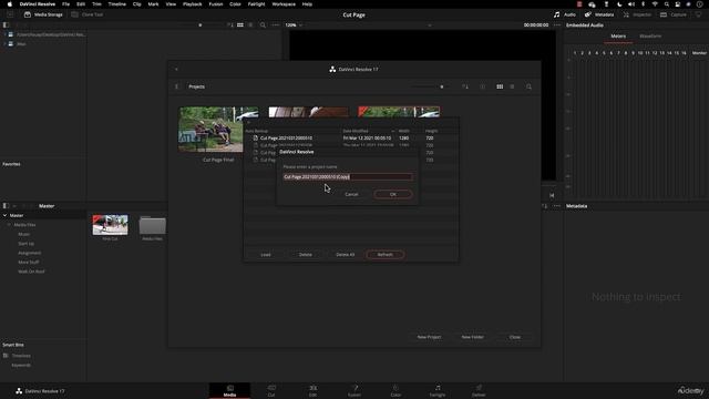 52 - Restoring Backups in DaVinci Resolve