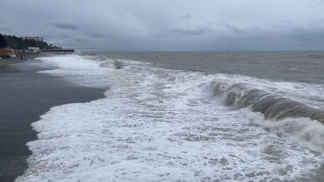 СОЧИ ШТОРМ 🌊 | 13.12.2024 | СГОРЕЛО КАФЕ ЛАЗУРЬ | МОЩНЫЕ ВОЛНЫ