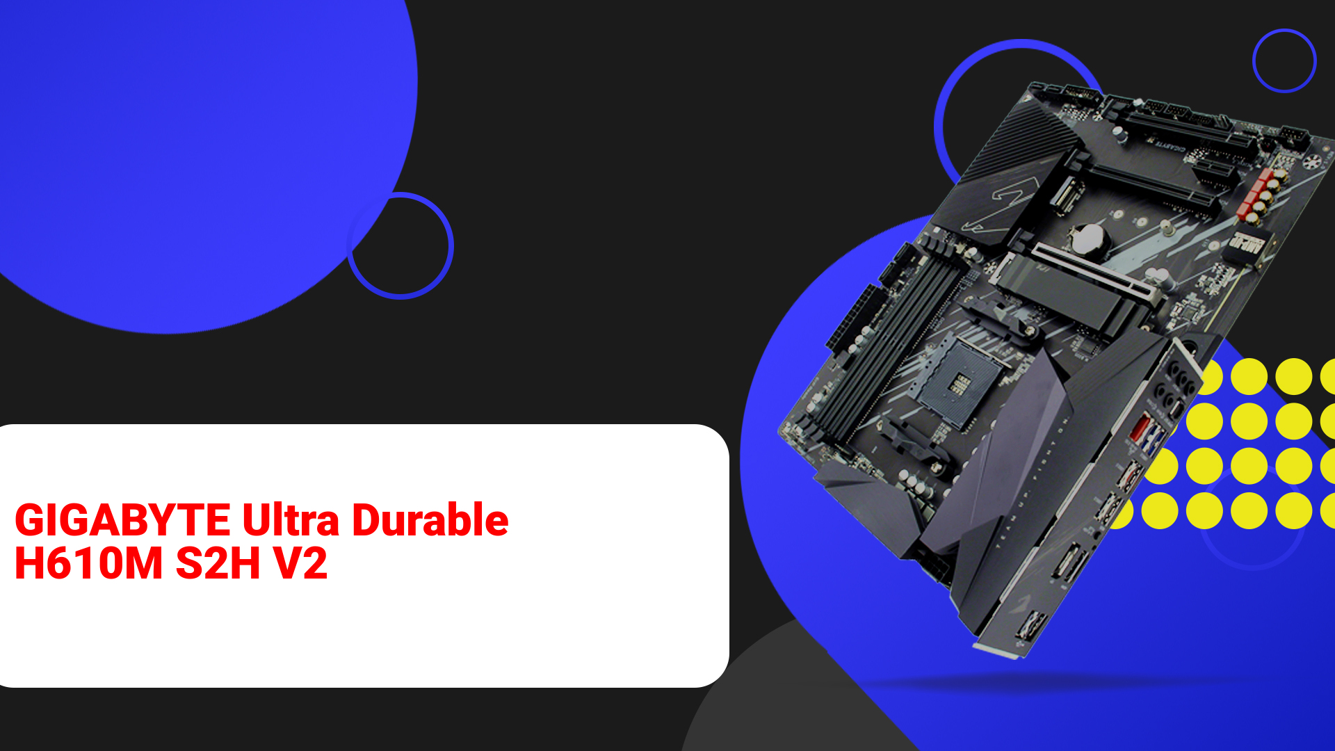 НИКС Компьютерный Супермаркет: видео про Материнская плата GIGABYTE H610M S2H V2