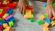 Лего конструктор ASMR - играем в лего! Для детишек! Строительные блоки ASMR #asmr #лего