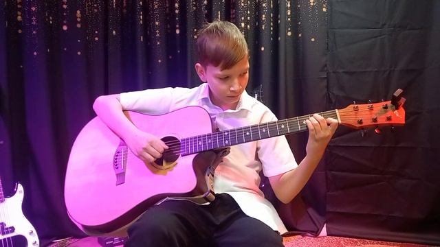"Одинокая гармонь" (Б.Мокроусов). Гуленков Соломон, 11 лет.mp4