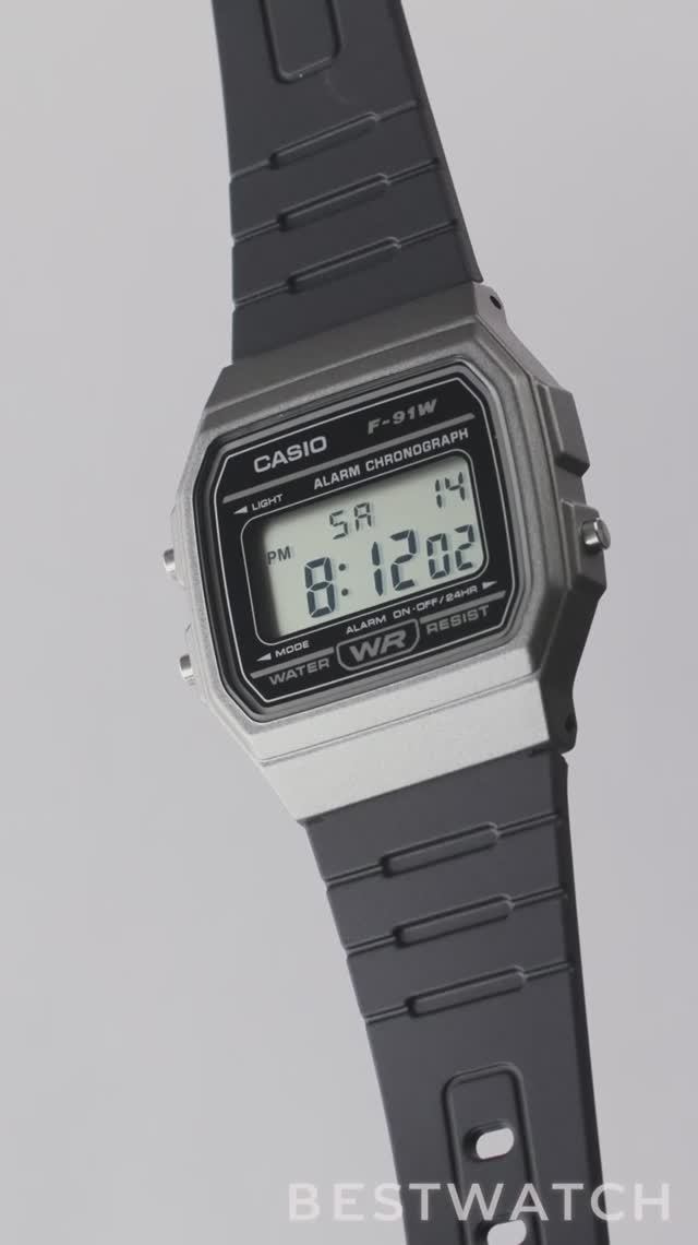 Часы Casio F-91WM-1B - купить на Bestwatch.ru