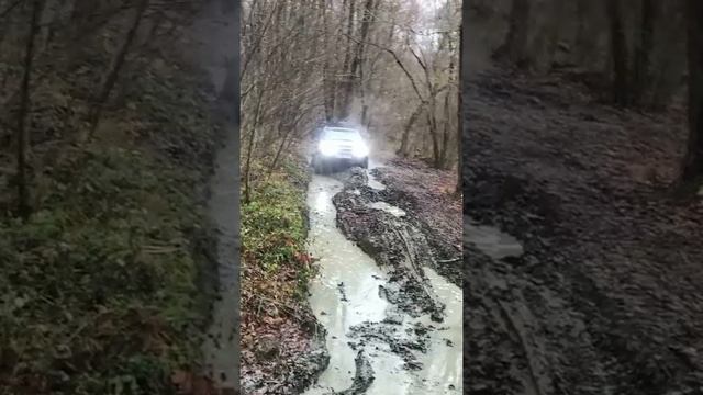 Трекер грязи не боится #automobile #горы #offroad #горы #природа #mud  #бездорожье #нива #4wd