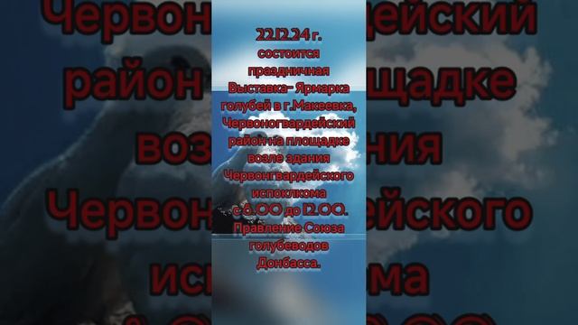 Объявление о ярмарке-выставке в г.Макеевке 22.12.24г