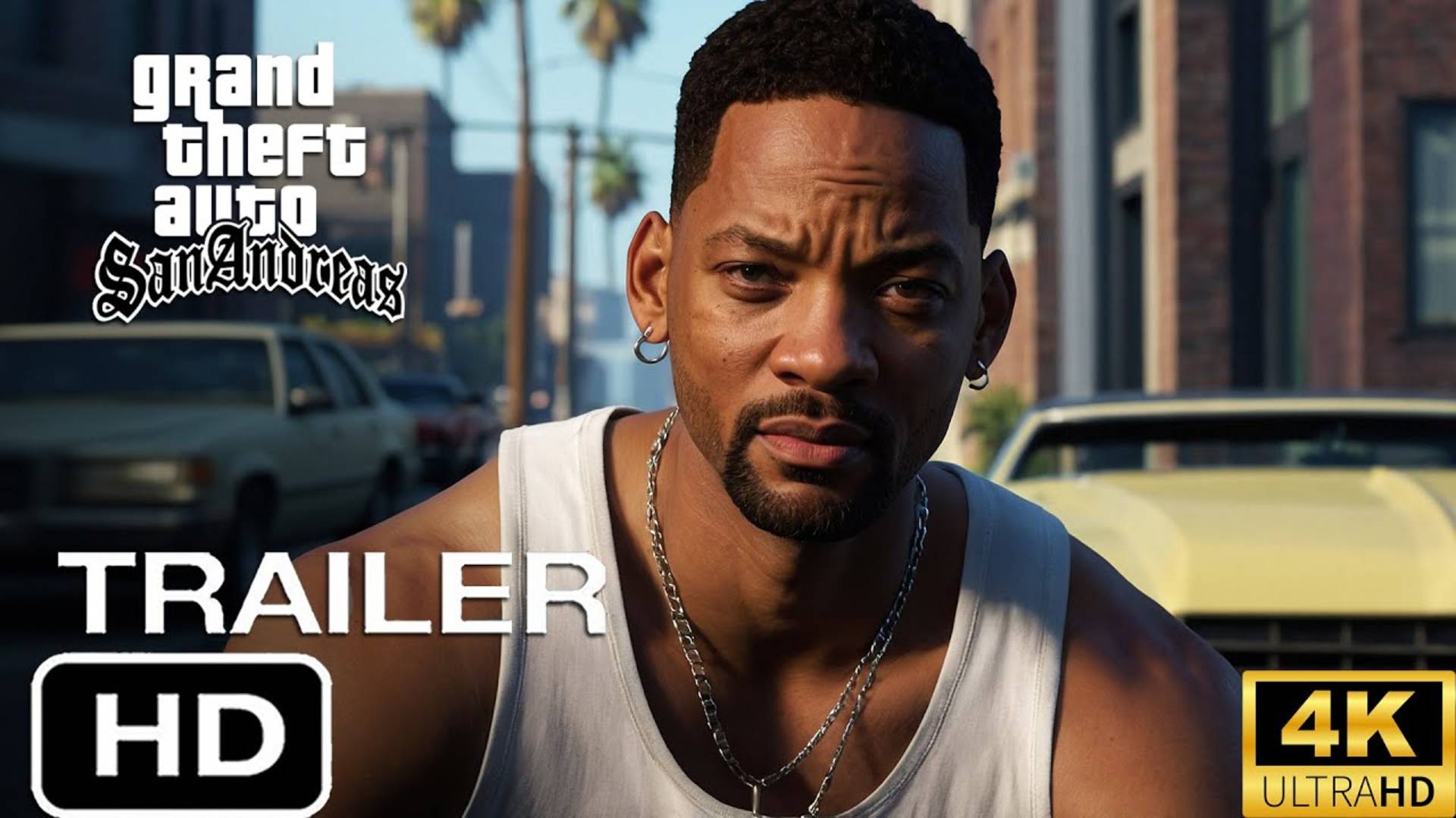 GTA SAN ANDREAS - Тизер-трейлер (2026) Уилл Смит, Айс Кьюб  Концепция живого действия