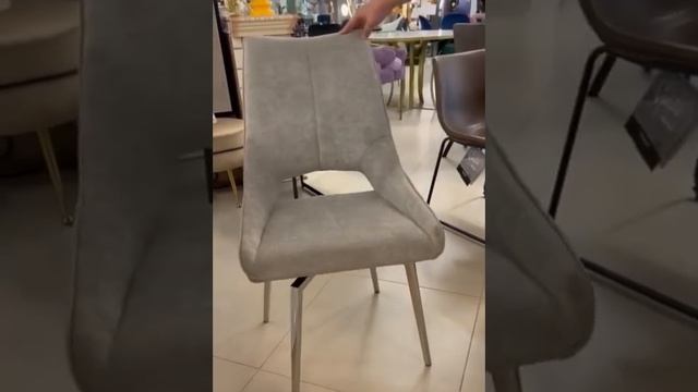Стул Q-Home Tekno, бежевый, ткань/экокожа, вращающийся, DC1239