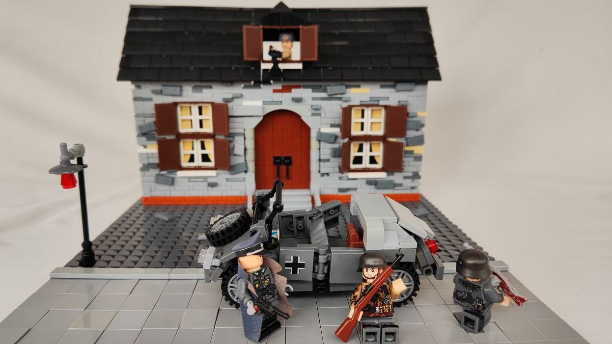 Lego WW2 "Городская зассада"