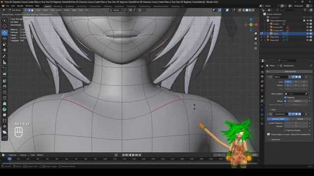 3D Character Course  Tutorial part 2 BODY