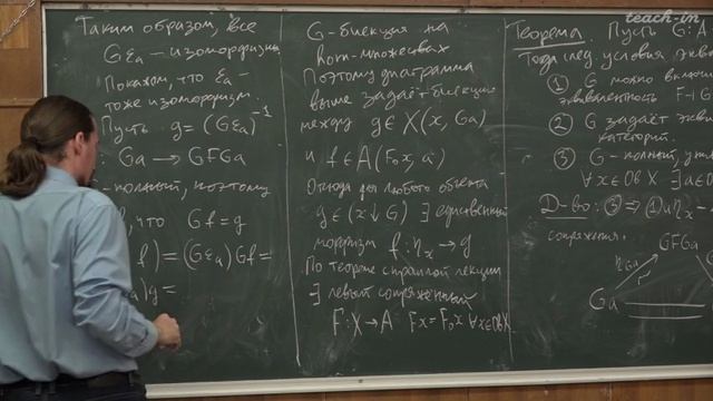 Лекция 14. Критерий эквивалентности категорий.