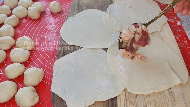 ТАДЖИКСКИЕ МАНТЫ ❤️Идеальное Тесто для Мант🔸Пельменей 🔸Хинкали❤️СОЧНО