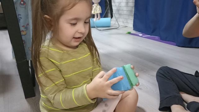 Моем посуду. Счет губок
