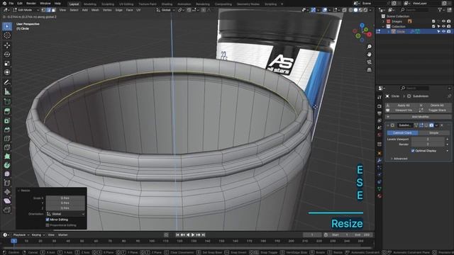 Product Visualization Tutorial in Blender 4.1 - Whey Protein _ By Malikose Studio