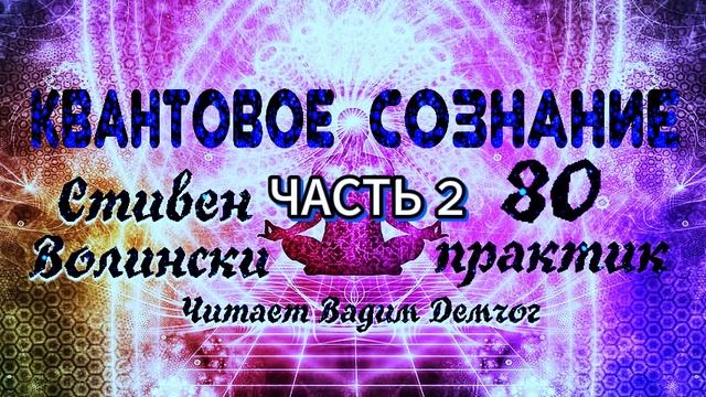 КВАНТОВОЕ СОЗНАНИЕСТИВЕН ВОЛИНСКИ 80 ПРАКТИК ЧАСТЬ 2ВАДИМ ДЕМЧОГ#просветление#медитация