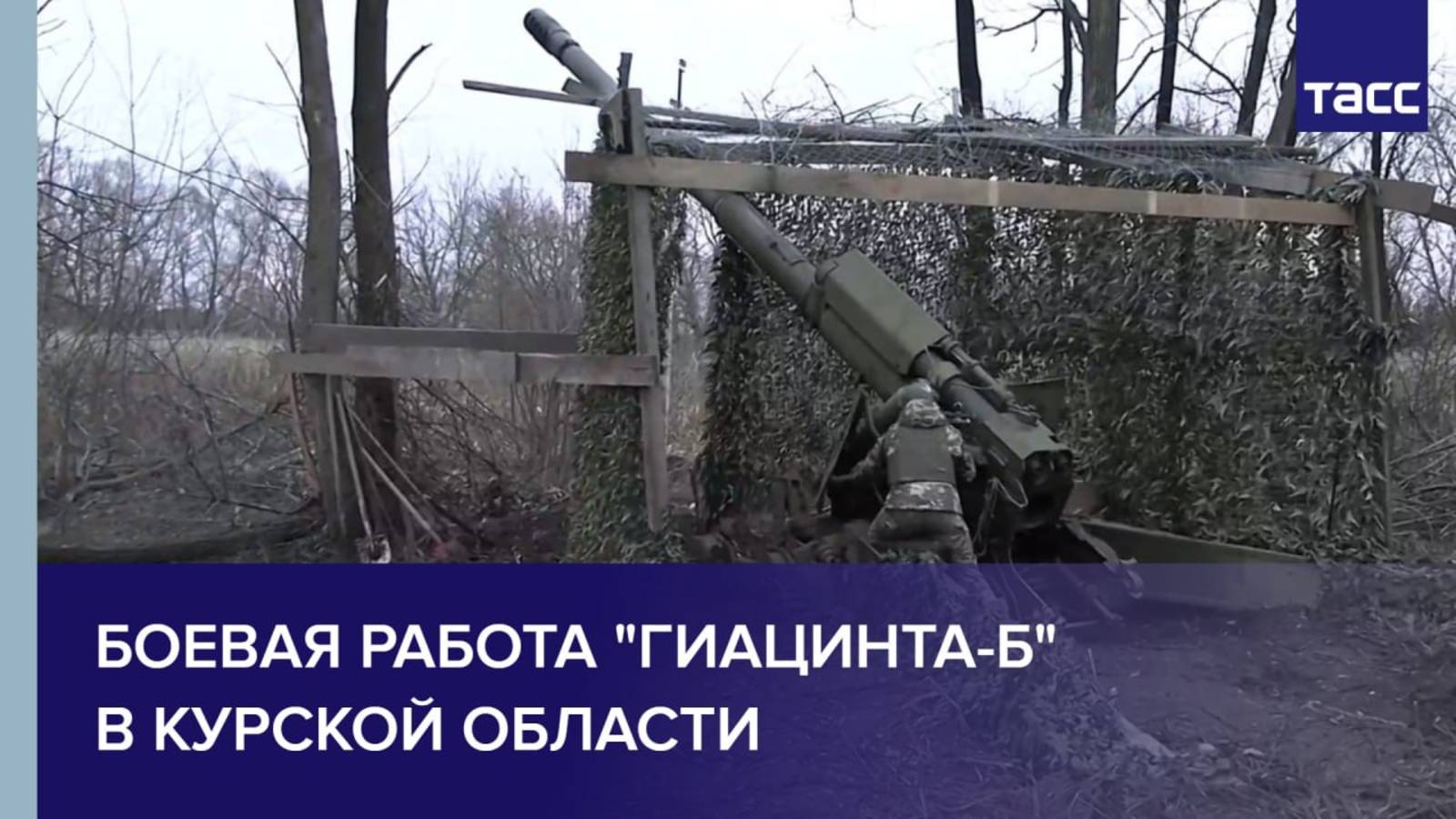 Боевая работа "Гиацинта-Б" в Курской области