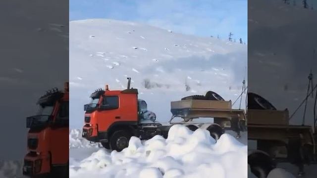 северный дальнобой. зимник. Якутия