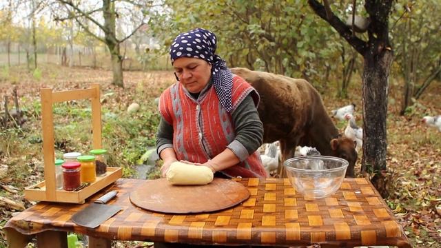 Kənd Həyatı. Заготовка на зиму квашеной капусты ASMR