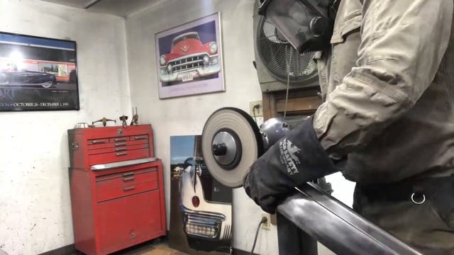 Stainless Steel Restoration.  1954 Cadillac Seat Trim Restoration.