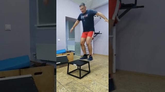 Запрыгивания на плиометрический бокс ApolonSport
