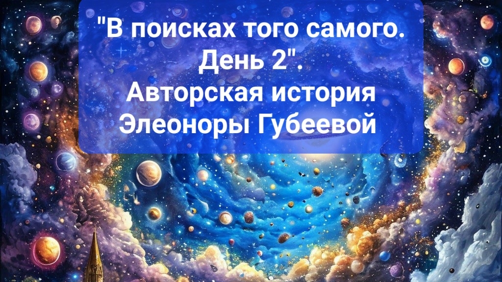 "В поисках того самого. День 2". Авторская история Элеоноры Губеевой