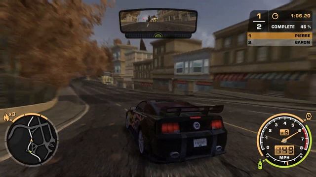 Beating Blacklist Members with Razor's Mustang: Baron #10 (NFSMW Redux)