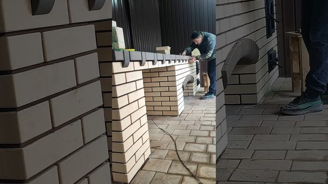 Строительство комплекса барбекю