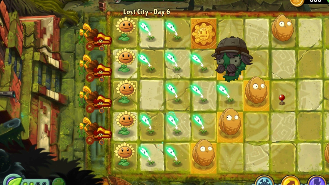 День 6 Затерянный город (Lost City) Plants vs Zombies 2