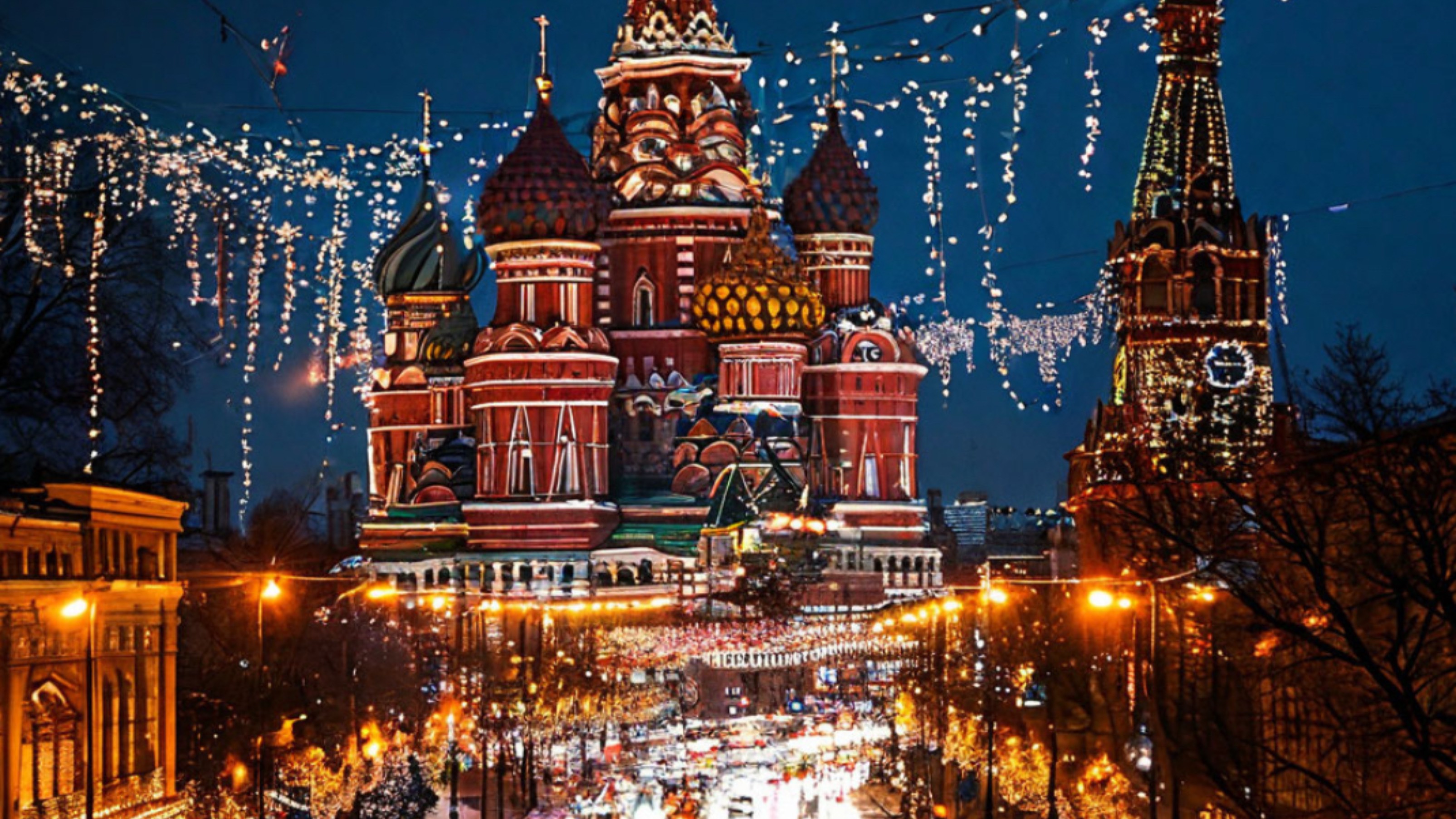 ПРЕДНОВОГОДНЯЯ МОСКВА. ЦВЕТНОЙ БУЛЬВАР