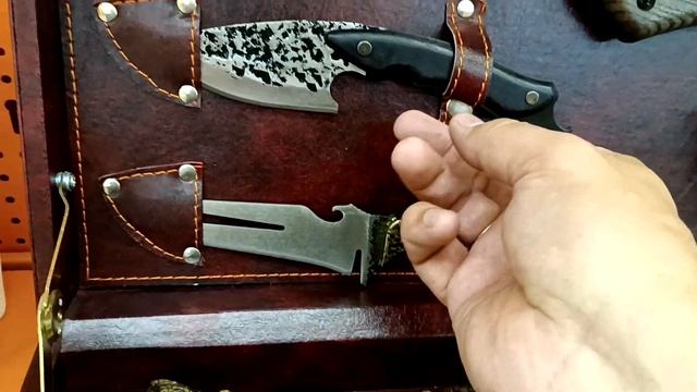 НОЖИ В ШАШЛЫЧНЫХ НАБОРАХ | #klyukersteel