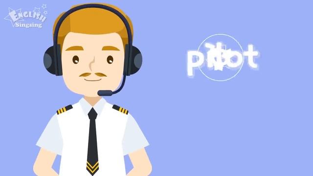 Английский для детей. Учим профессии на английском.