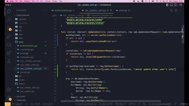 015 Добавьте авторизацию для защиты API gRPC