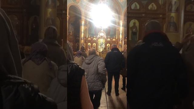 Мариуполь. Храм Николая Чудотворца.14 декабря.служба субботняя
