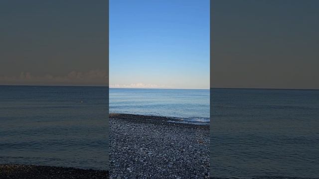 Пляж в Абхазии