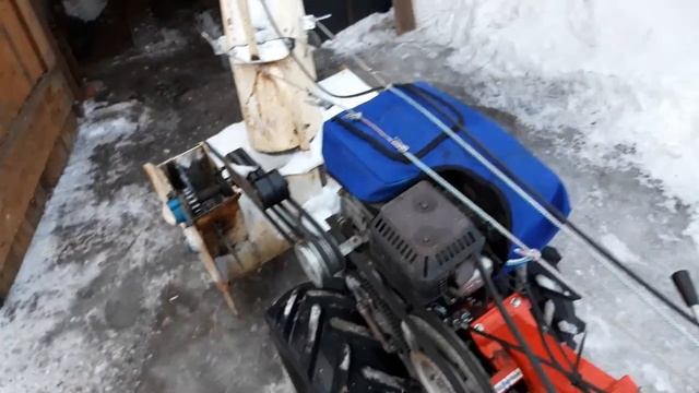 доработки мотоблока для комфортной чистки снега