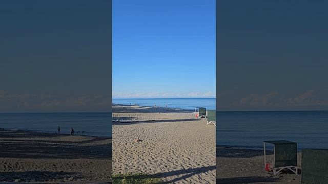 Пляж в Абхазии