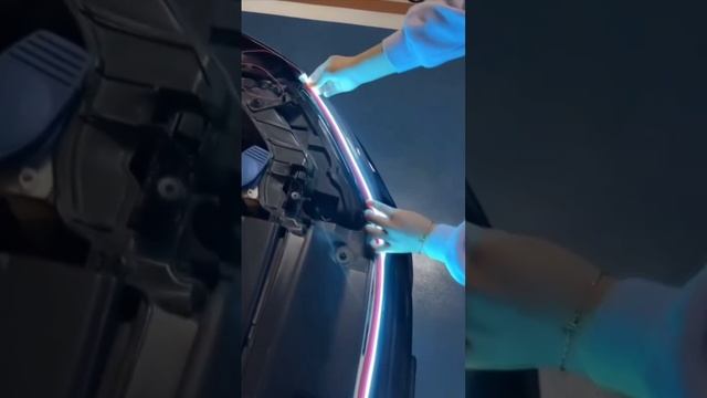 Светодиодная лента под капот