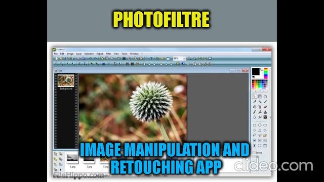 PhotoFiltre an Image Manipulation and Retouching app