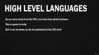 013 High Level Languages