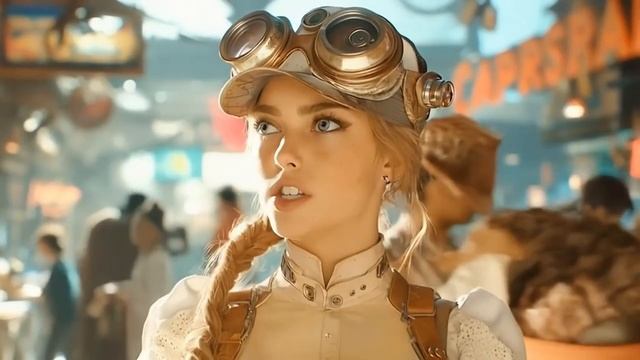 4K Epic Steampunk 2150s Retro Futuristic Short AI Film
