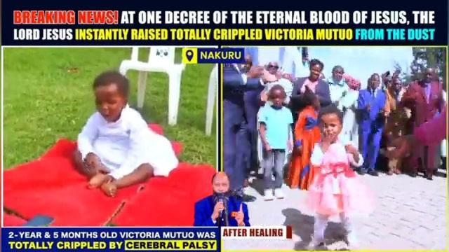 Виктория Мутуо получила исцеление по предписанию вечной Крови ИИСУСА!