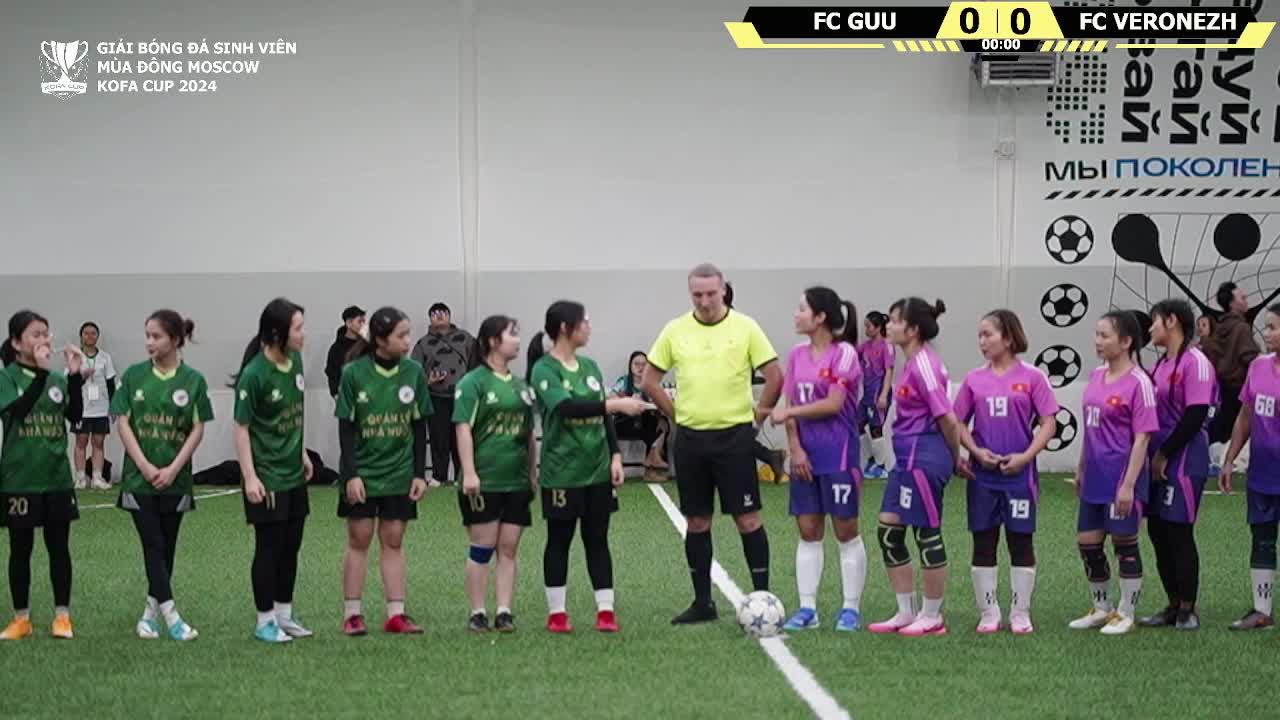 TRẬN BÓNG ĐÁ NỮ FC GUU - FC VORONEZH