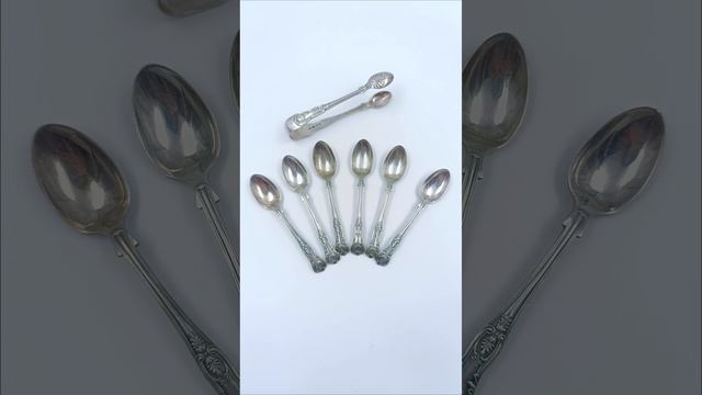 Набор кофейных ложек Серебро Англия / 312243.