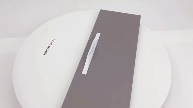 Ручка-профиль для мебели белая матовая. Длина - 190 мм.