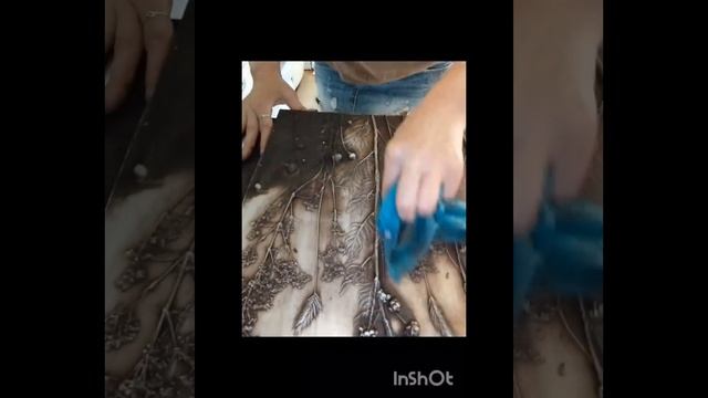 Создание ботанического барельефа.