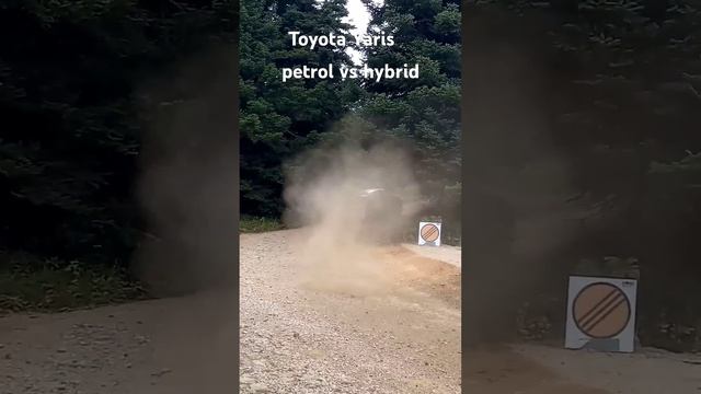 WRC Rally Toyota Yaris Бензин Vs Гибрида