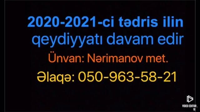 2-ci Qrup Qebul Imtahan Suallari ( 13.08.2020 Part 2 )