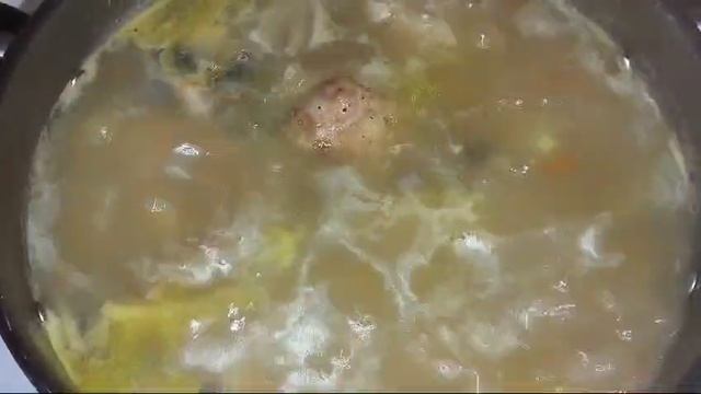 чумачечьший грибной суп с тефтелями